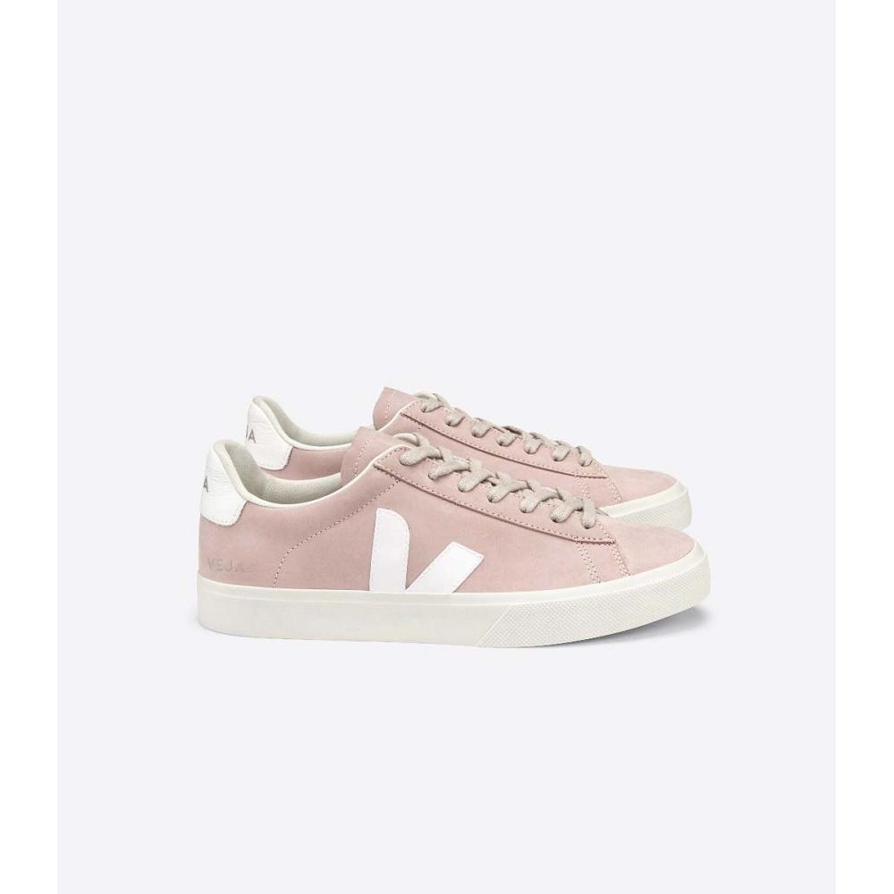 Veja CAMPO NUBUCK Women\'s Low Tops Sneakers Pink | CA 599SGL